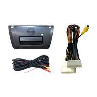 Thumbnail for Crux RVCNS-74F Rear View Camera Integration with Tailgate Handle Camera for Nissan Frontier with 4.3” Screen