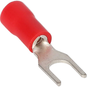 Install Bay RVST10 Red Vinyl Spade Terminal 22-18 Gauge #10 Package of 100