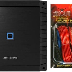 Alpine S2-A36F S-Series Class-D 4-Channel Car Amplifier & KIT10 Installation AMP Kit
