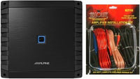 Thumbnail for Alpine S2-A36F S-Series Class-D 4-Channel Car Amplifier & KIT10 Installation AMP Kit