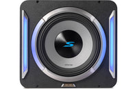 Thumbnail for Alpine S2-SB10 PrismaLink™ S2-Series sealed subwoofer enclosure with 10