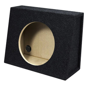 Absolute Single 12" Subwoofer Angled Truck or Hatchback Box Enclosure