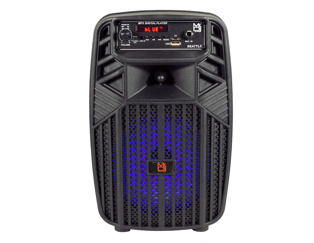 MR DJ SEATTLE 6.5" Portable Rechargeable Active Speaker 1000W