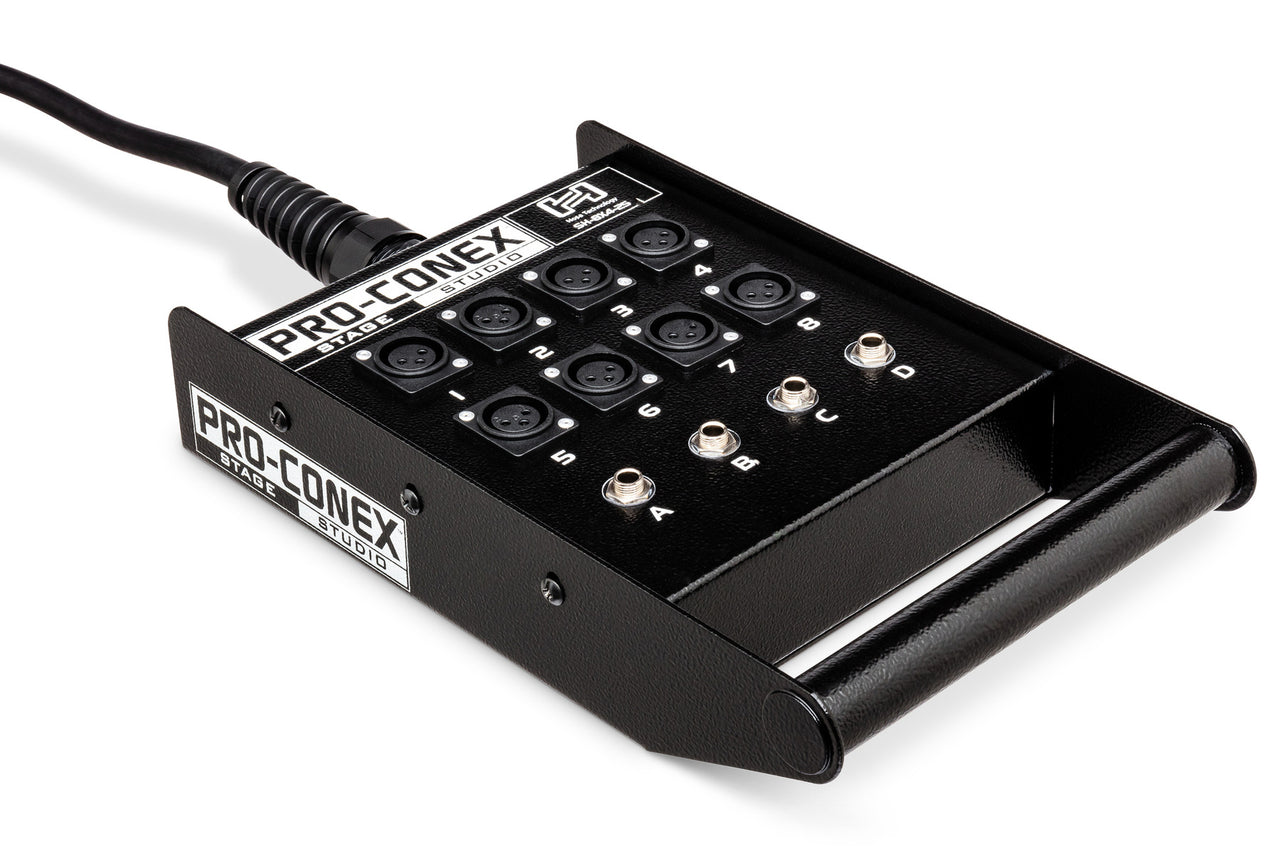 Hosa SH-8X4-25 Pro-Conex 8x4 Stage Box Snake 25 foot