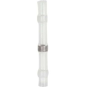 Install Bay SHSWBC-50 Heat Shrink White Butt Connector w/Solder for 26/24 GA wires