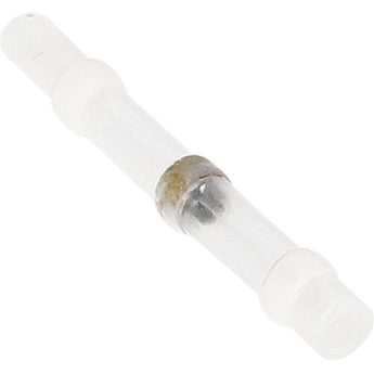 Install Bay SHSWBC Heat Shrink White Butt Connector with solder for 26/24 GA wire, 10pk.