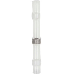 Install Bay SHSWBC Heat Shrink White Butt Connector with solder for 26/24 GA wire, 10pk.