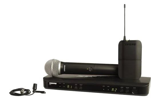 Shure BLX1288 CVL H10 Combo Lavalier PG58 Handheld Wireless System H10