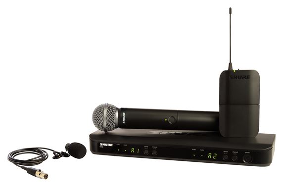 Shure BLX1288/W85-H10 BLX Dual Combo System With WL185 And SM58 H10