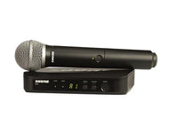 Thumbnail for Shure BLX 24PG58 Handheld Wireless Mic System with PG58 Band H10