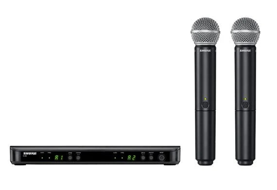 Shure BLX288/SM58 Dual SM58 Handheld Wireless System Group H10