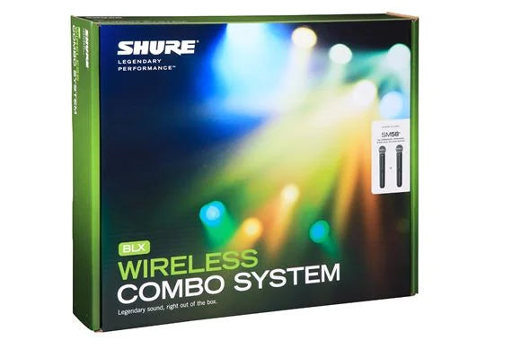Shure BLX288/SM58 Dual SM58 Handheld Wireless System Group H9