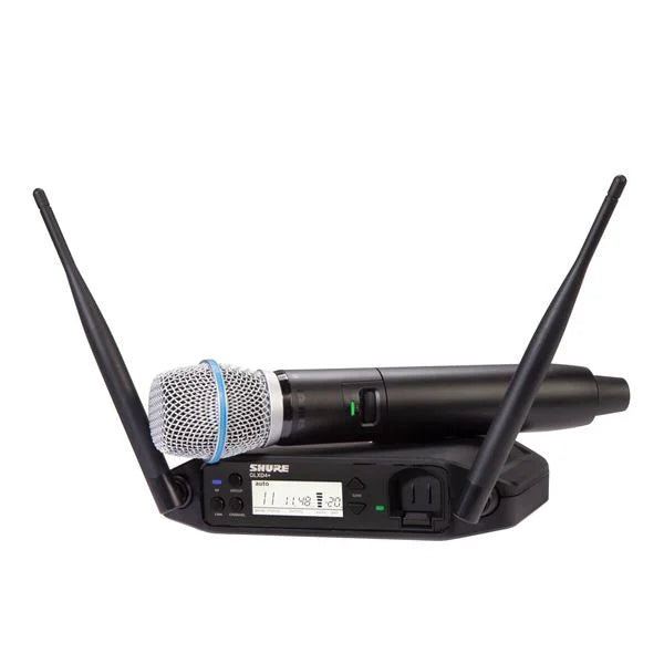 Shure GLXD24R Plus Dual Band Vocal Handheld Wireless System with Beta87a