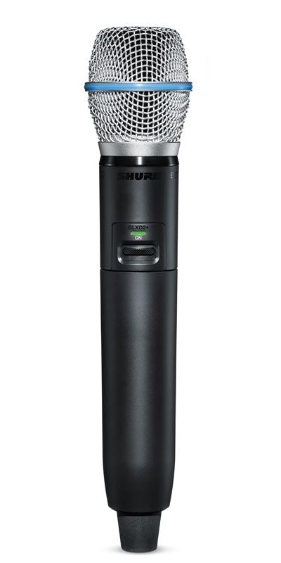 Shure GLXD24R Plus Dual Band Vocal Handheld Wireless System with Beta87a