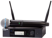 Thumbnail for Shure GLXD24R Dual Band Vocal Wireless Handheld System with BETA58A