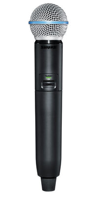 Thumbnail for Shure GLXD24R Dual Band Vocal Wireless Handheld System with BETA58A