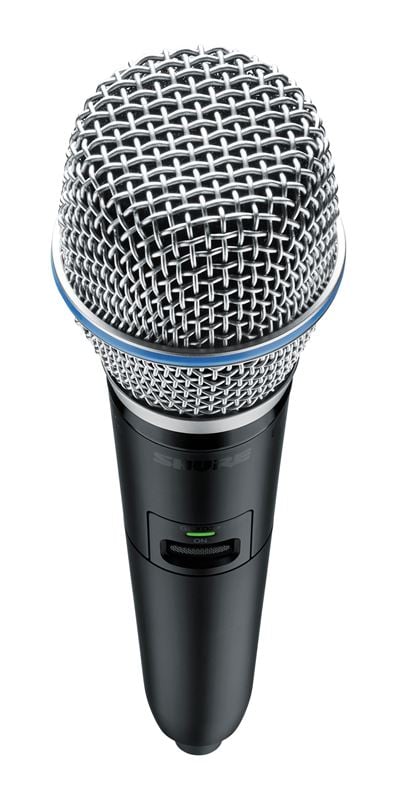 Shure GLXD24R Plus Dual Band Vocal Handheld Wireless System with Beta87A