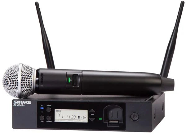 Shure GLXD24R Dual Band Vocal Handheld Wireless System with SM58