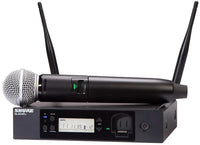 Thumbnail for Shure GLXD24R Dual Band Vocal Handheld Wireless System with SM58