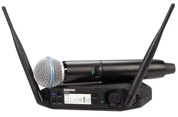 Shure GLXD24 Plus Dual Band Vocal Handheld Wireless with BETA58A