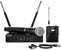 Thumbnail for Shure QLXD124/85 Handheld and Lavalier Combo Wireless Mic System