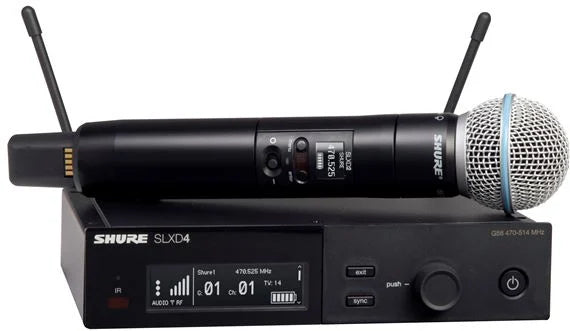 Shure SLXD24/B58-G58 Beta 58 Handheld Vocal Wireless System Band G58