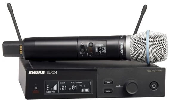 Shure SLXD24/B87A-G58 Beta 87A Handheld Vocal Wireless Mic System