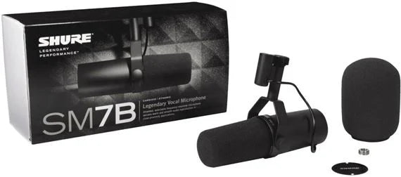 Shure SM7B Cardioid Dynamic Microphone With Cloudlifter CL-1 Bundle