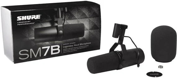 Shure SM7B Dynamic Mic With Cloudlifter CL-1 And Samson MBA38 Bundle