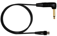 Thumbnail for Shure WA307 Premium Locking Guitar Cable Angled 1/4