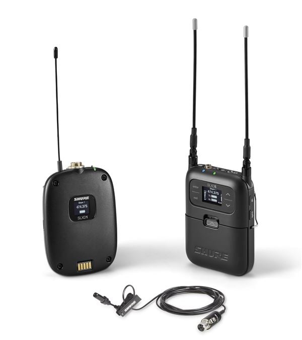 Shure SLXD15/UL4B Portable Digital Wireless Cardioid Lav System