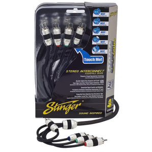 Stinger SI8412 12FT 4 Channel Triple Shielded Interconnect Cable