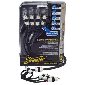 Stinger SI8417 17FT 4 Channel Triple Shielded Interconnect Cable