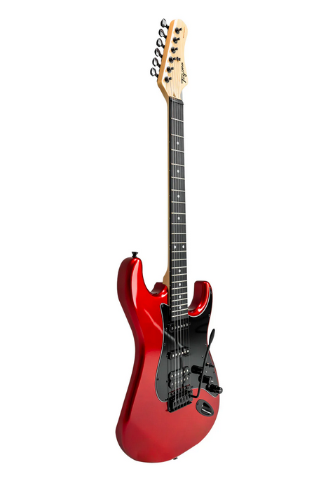 Tagima SIXMART CA-DF/BK Guitar, HSS Pickups, Built-In Effects, Sparkling Candy Apple Red Tagima