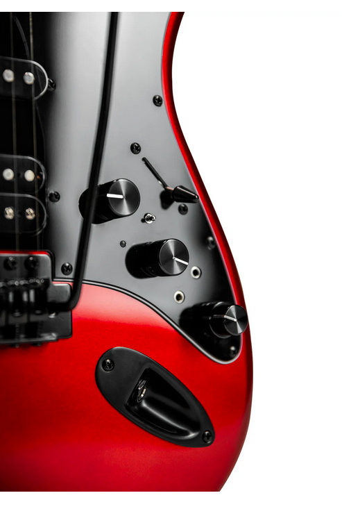 Tagima SIXMART CA-DF/BK Guitar, HSS Pickups, Built-In Effects, Sparkling Candy Apple Red Tagima