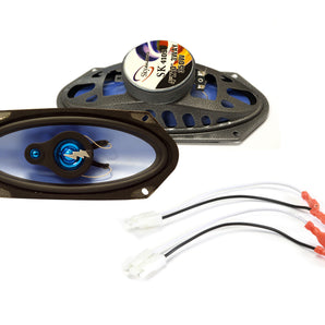 Sky Audio SK4109 4x10" 350W Coaxil Car Speaker Fit CHEVY S-10 PICKUP 82-93