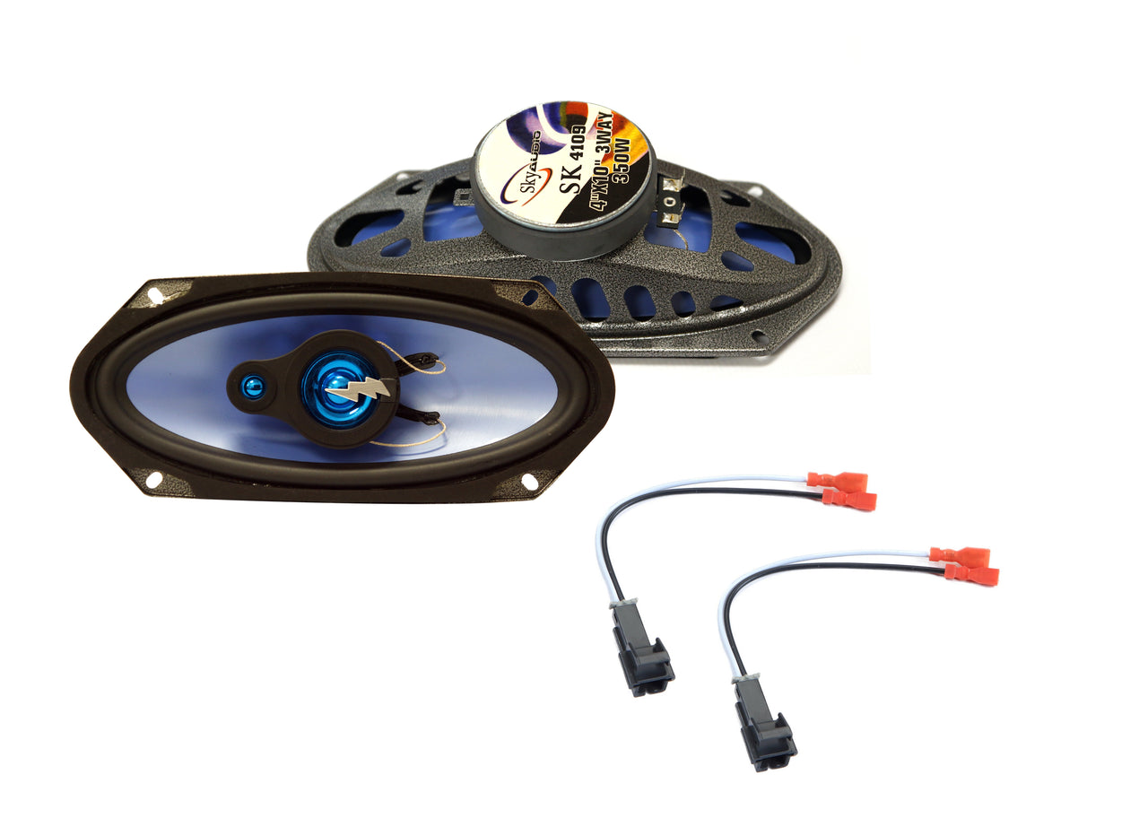 Sky Audio SK4109 4x10" 350W Coaxil Car Speaker Fit 1995-UP Tahoe Yukon Suburban