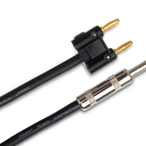 Hosa SKJ-630BN Speaker Cable Hosa 1/4" TS to Dual Banana 30 foot