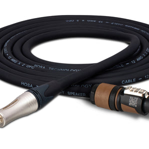 Hosa Edge SKT-2100Q Speaker Cable Neutrik speakON to 1/4" TS 100 foot