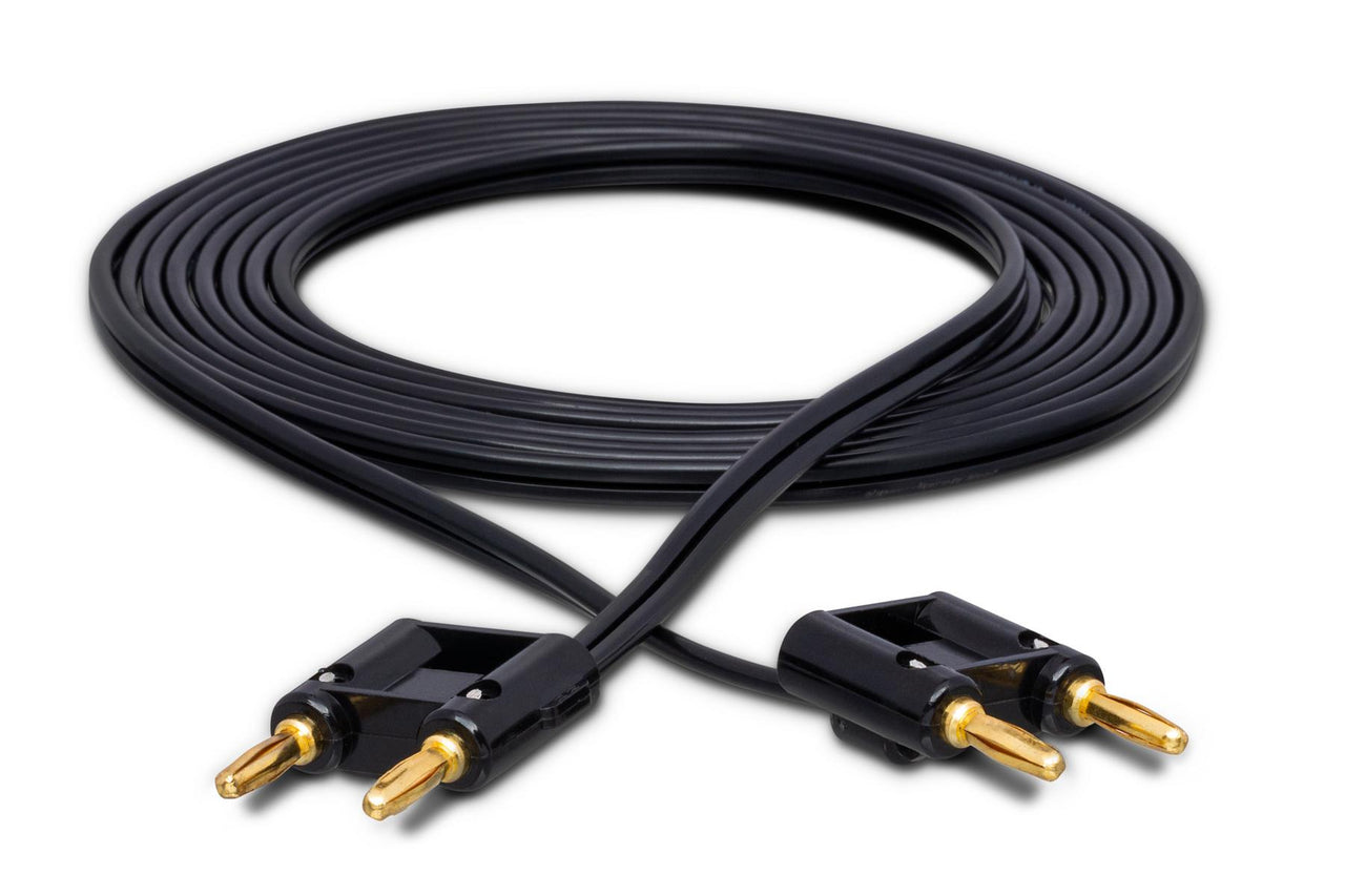 Hosa SKZ-6100BB Speaker Cable Hosa Dual Banana to Same 100 foot Black