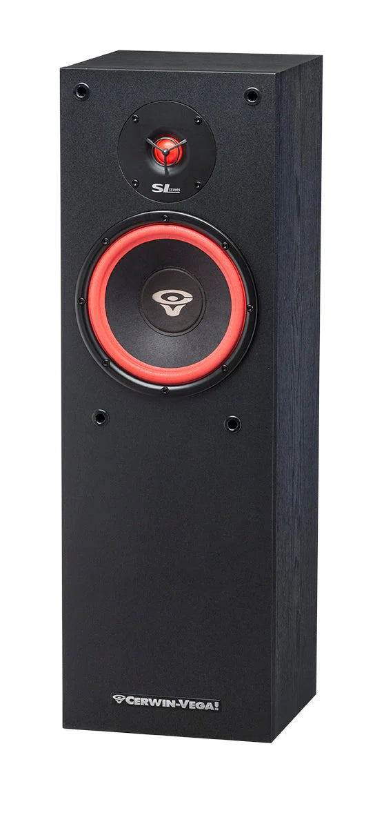 Cerwin Vega SL-8 8" 2 Way Floor Standing Tower Speaker 150 Watt Theater SL8