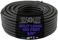 Thumbnail for Absolute USA SLT38 3/8-Inch x 100-Feet Split Loom Tube