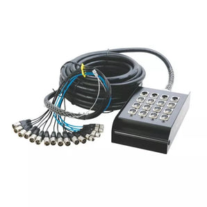 On-Stage SNK124100V2 100' 12-Channel/4-Return Stage Snake