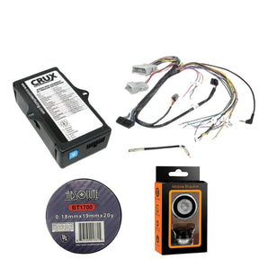 Crux SOOGM-15V OnStar Radio Repl. w/ SWC Retention & Forced Camera Input Fit 2000-2013 GM Class 2 Vehicles w/ Bose Amplified & Non-Amplified Systems