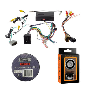 Crux SOOGM-16W OnStar Radio Replacement Interface w/ SWC Retention & Video Switcher for Select GM LAN-29 Bit SUVs & Trucks w/ Nav Radios & w/ Bose Amplified & Non-Amplified Systems