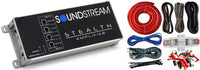 Thumbnail for Soundstream ST4.1200D Stealth 1200W 4Channel Class D Motorcycle Car Audio Amplifier + 4 Gauge Amp Kit