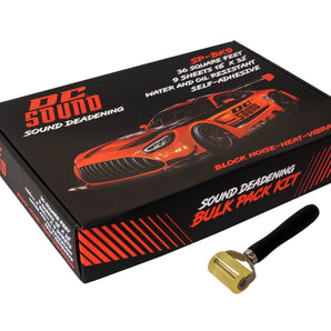 DC Sound SP-BK9 9 Sheets 18" x 32" Sound Deadening Dampening Bulk Kit + Roller & Removal Tools
