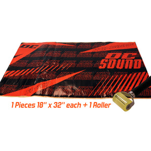 DC Sound SP-BK1 1 Sheet 18" x 32" Sound Deadening Noise Insulation Vibration Dampening Material Bulk Kit +Roller