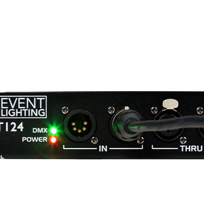 Antari SPLIT124 Event Lighting - 1 In and 4 Out and 1 Through - Optical DMX Splitter