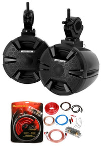 Thumbnail for Alpine SPV-65-SXS 6.5” Wakeboard Tower Rollbar Rollcage Speaker Pods & KIT0 AMP Kit